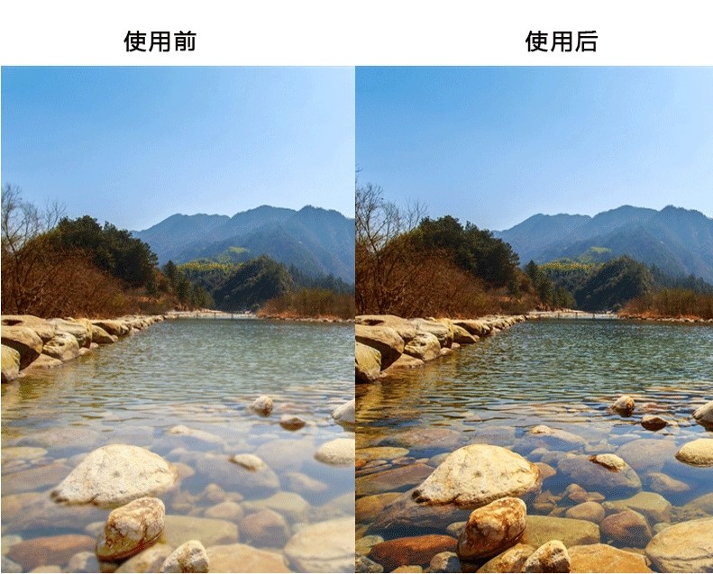 單反相機(jī)前偏振濾鏡效果 單反相機(jī)前偏振濾鏡效果